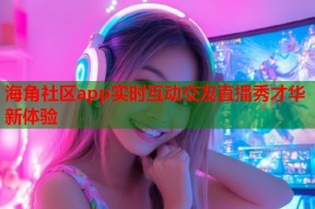 海角社区app实时互动交友直播秀才华新体验
