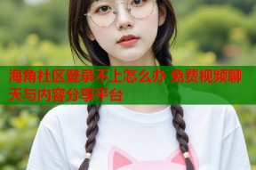 海角社区登录不上怎么办 免费视频聊天与内容分享平台