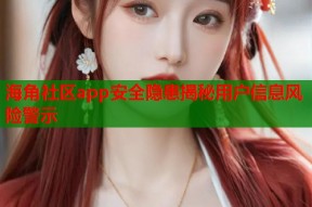 海角社区app安全隐患揭秘用户信息风险警示