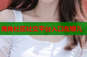 海角社区社交平台入口在哪儿