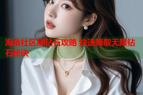 海角社区刷钻石攻略 快速赚取无限钻石秘诀