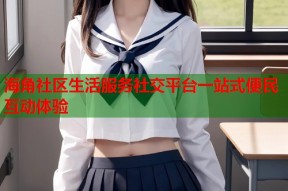 海角社区生活服务社交平台一站式便民互动体验