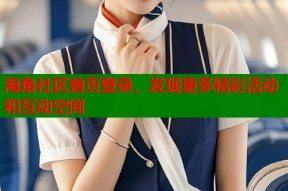 海角社区首页登录，发现更多精彩活动和互动空间