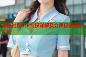 海角社区VIP特权详解及会员权益全面介绍