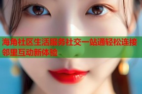 海角社区生活服务社交一站通轻松连接邻里互动新体验