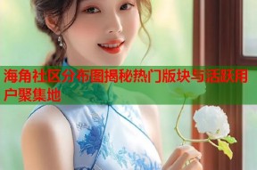 海角社区分布图揭秘热门版块与活跃用户聚集地