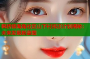 枫桥镇海角社区山下村拆迁计划揭秘：未来发展新蓝图