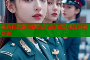 海角社区账号删除方法详解及注意事项指南