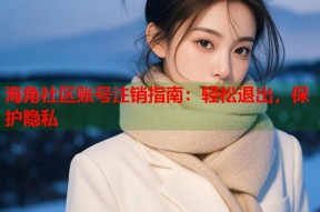 海角社区账号注销指南：轻松退出，保护隐私
