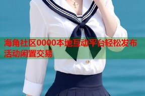 海角社区0000本地互动平台轻松发布活动闲置交易