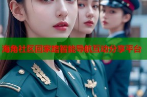 海角社区回家路智能导航互动分享平台