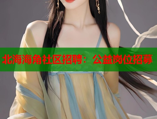 北海海角社区招聘：公益岗位招募  第1张
