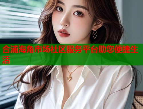 合浦海角市场社区服务平台助您便捷生活 第1张 合浦海角市场社区服务平台助您便捷生活 第1张